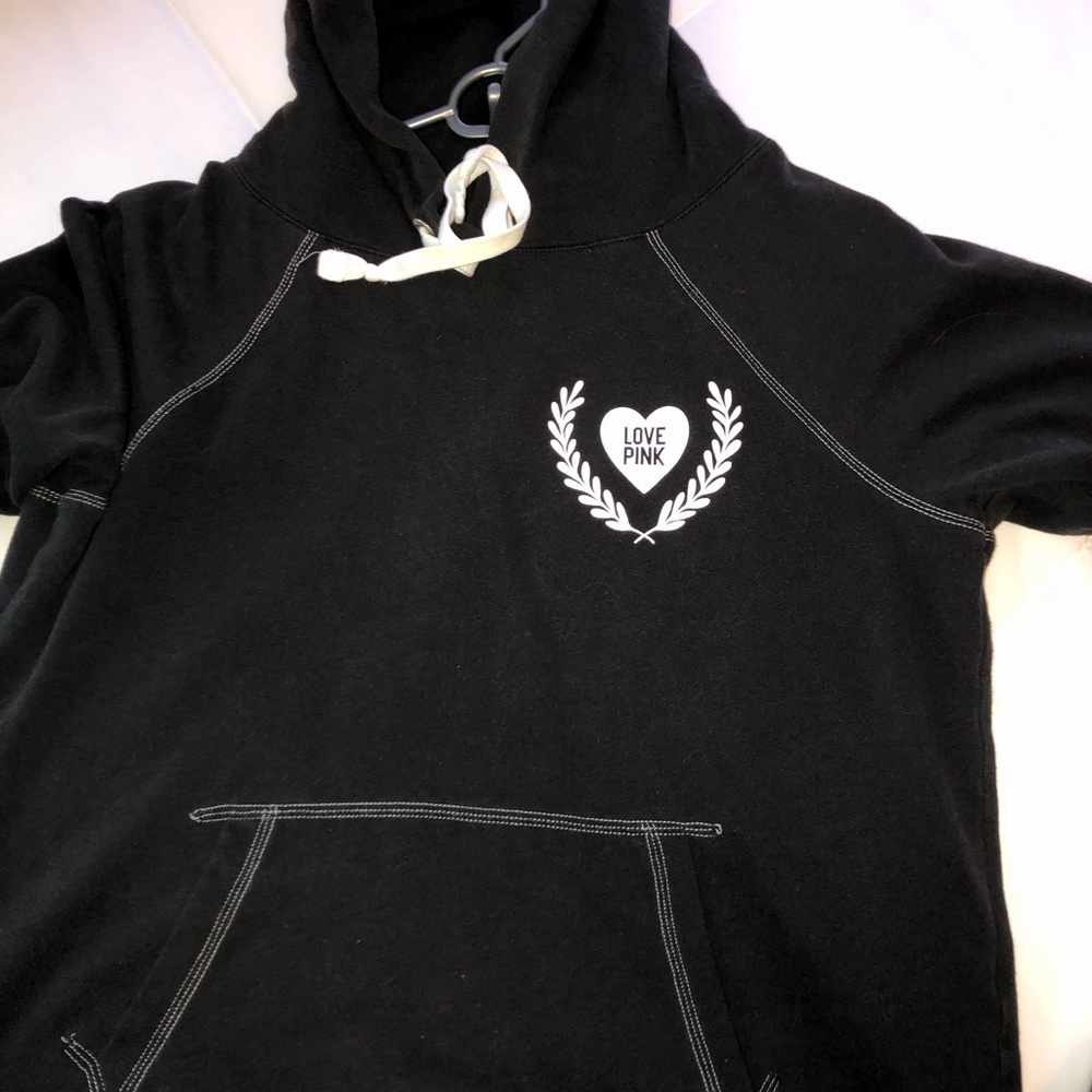 pink hoodie